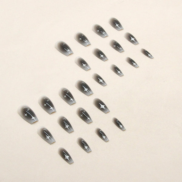 12 Sizes-24 Pcs Press On Nails R722