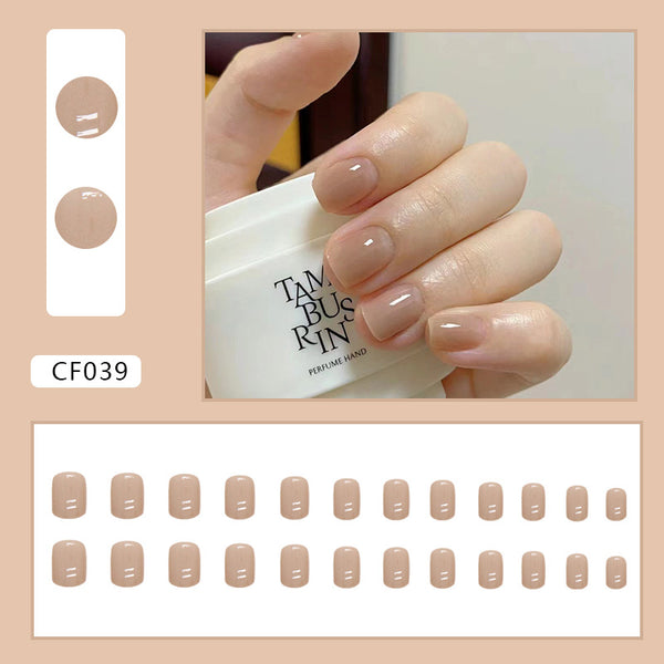 12 Sizes-24 Pcs Press On Nails CF039