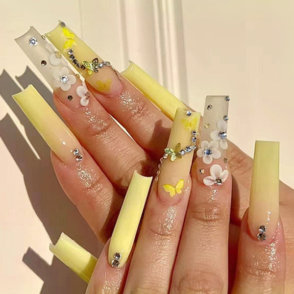 12 Sizes-24 Pcs Press On Nails Z421