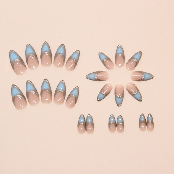12 Sizes-24 Pcs Press On Nails W1743