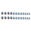 12 Sizes-24 Pcs Press On Nails W1794