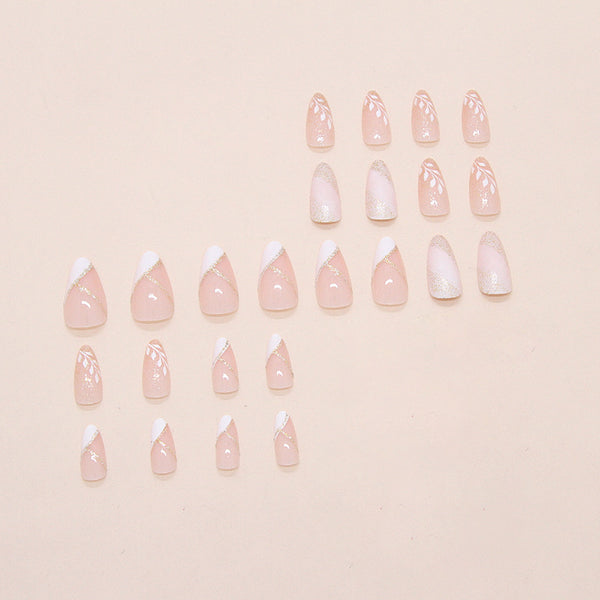 12 Sizes-24 Pcs Press On Nails W1917