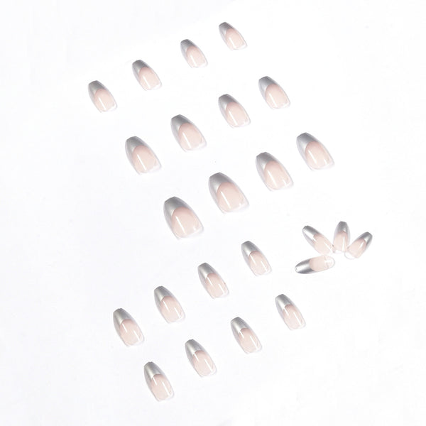 12 Sizes-24 Pcs Press On Nails JP1098