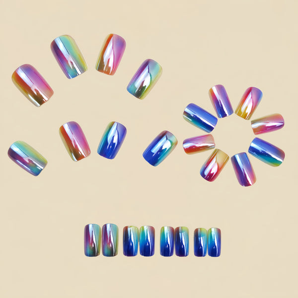 12 Sizes-24 Pcs Press On Nails Y1507