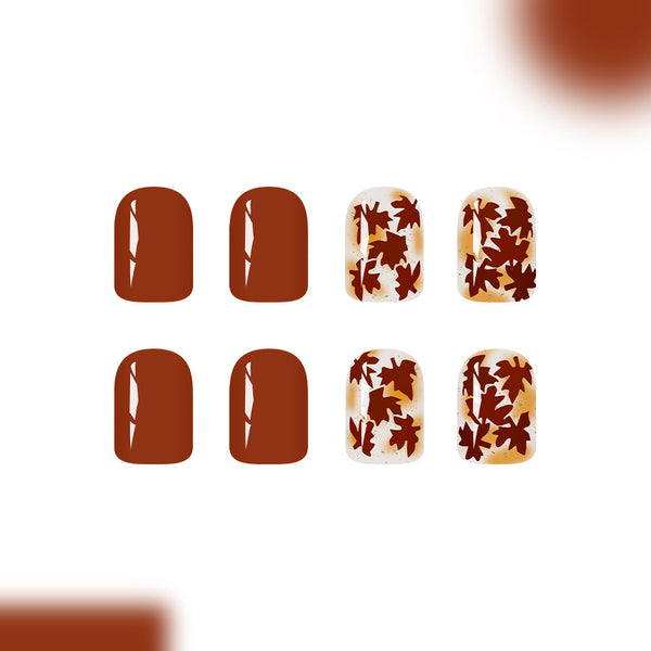 12 Sizes-24 Pcs Press On Nails C1077