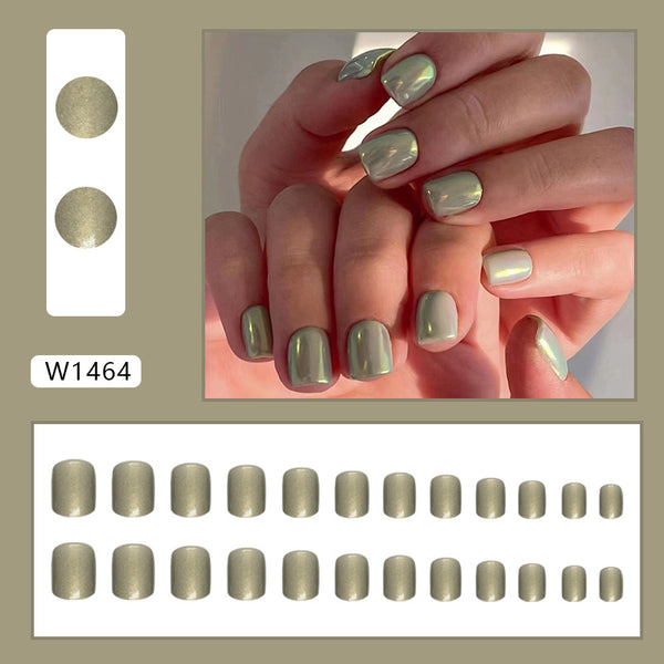 12 Sizes-24 Pcs Press On Nails W1464