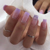 12 Sizes-24 Pcs Press On Nails W629