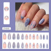 12 Sizes-24 Pcs Press On Nails Z1035