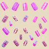 12 Sizes-24 Pcs Press On Nails Y502-1
