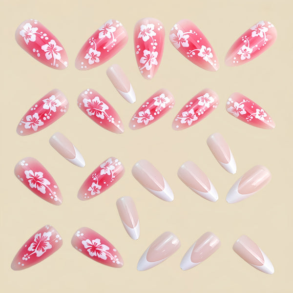 12 Sizes-24 Pcs Press On Nails Y1985