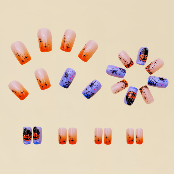 12 Sizes-24 Pcs Press On Nails Y157