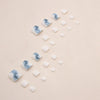 12 Sizes-24 Pcs Press On Nails F130