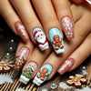 12 Sizes-24 Pcs Press On Nails Y1216