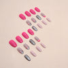 12 Sizes-24 Pcs Press On Nails W1269