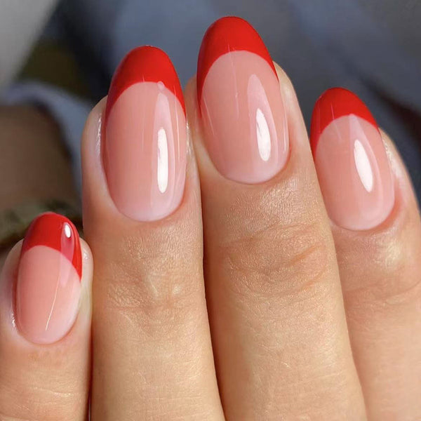12 Sizes-24 Pcs Press On Nails C1220