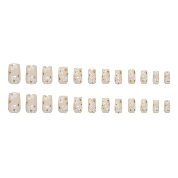 12 Sizes-24 Pcs Press On Nails W2167