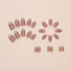 12 Sizes-24 Pcs Press On Nails W1643