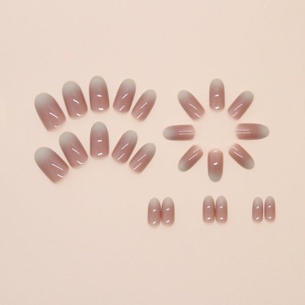 12 Sizes-24 Pcs Press On Nails W1643