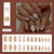 12 Sizes-24 Pcs Press On Nails Z1111