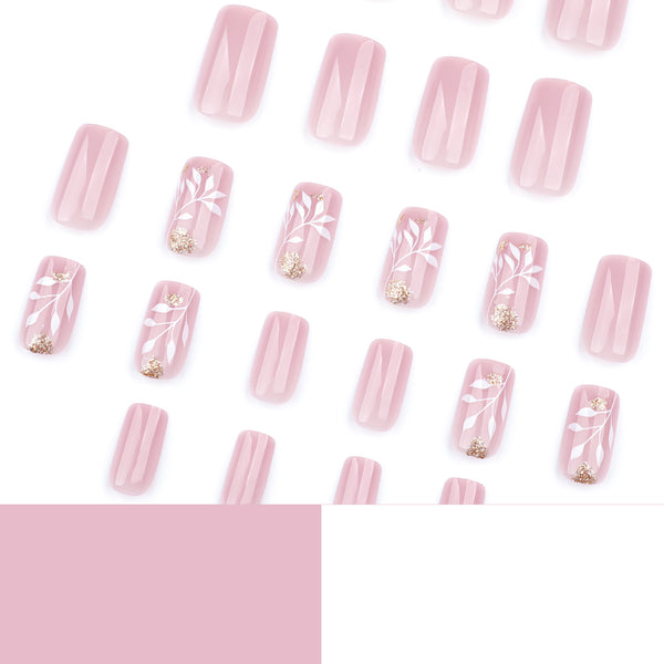 12 Sizes-24 Pcs Press On Nails JP3746
