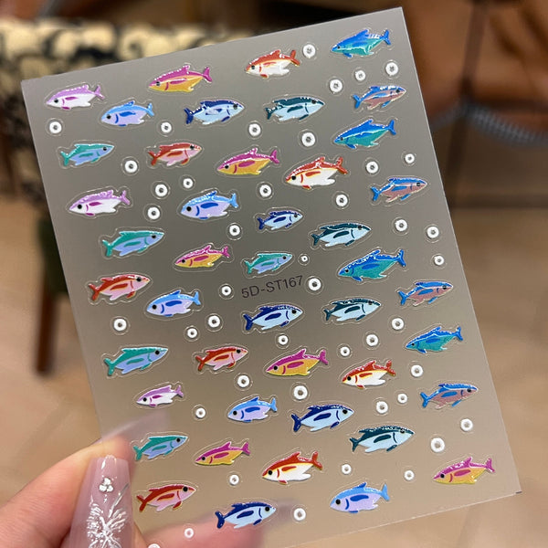 5D Nail Art Sticker 5DST167