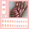 12 Sizes-24 Pcs Press On Nails W191