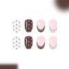 12 Sizes-24 Pcs Press On Nails C1367