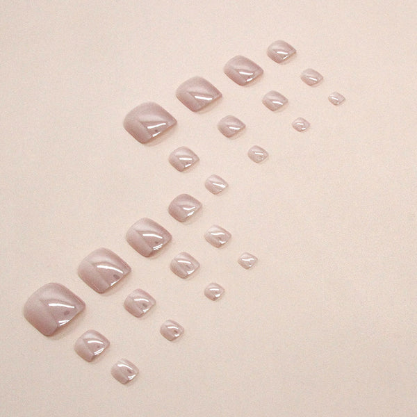 12 Sizes-24 Pcs Press On Nails F129
