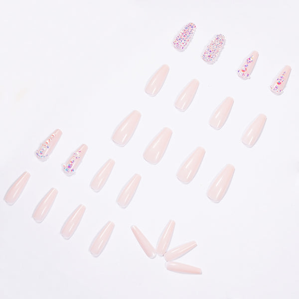 12 Sizes-24 Pcs Press On Nails JP1125