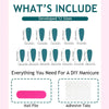 12 Sizes-24 Pcs Press On NailsHZ0345