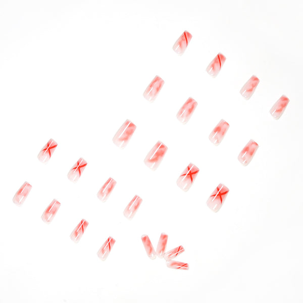 12 Sizes-24 Pcs Press On Nails JP1194