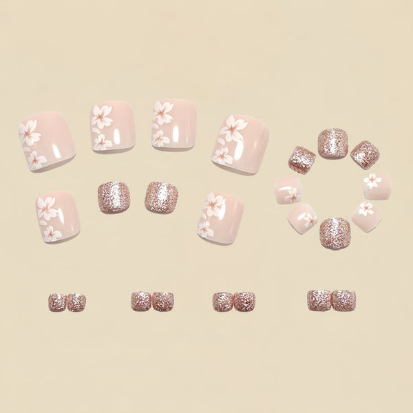 12 Sizes-24 Pcs Press On Nails Y1917