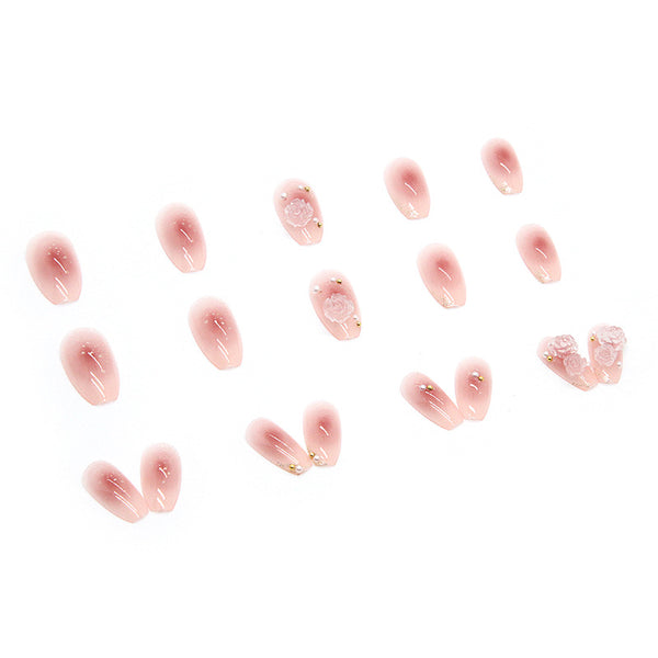 12 Sizes-24 Pcs Press On Nails Z356