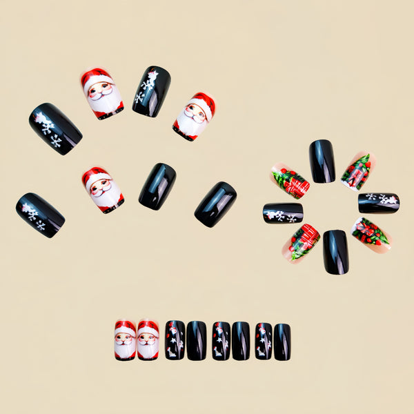 12 Sizes-24 Pcs Press On Nails Y1294