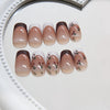 12 Sizes-24 Pcs Press On Nails R877