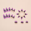 12 Sizes-24 Pcs Press On Nails W1727
