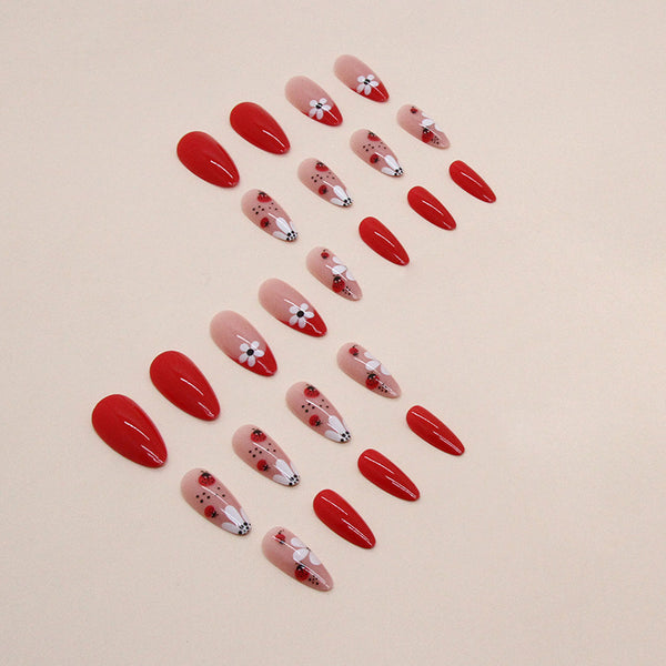 12 Sizes-24 Pcs Press On Nails W1123