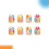 12 Sizes-24 Pcs Press On Nails C1671