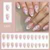 12 Sizes-24 Pcs Press On Nails C625