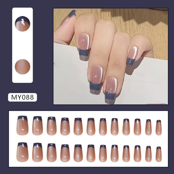 12 Sizes-24 Pcs Press On Nails MY088