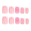 12 Sizes-24 Pcs Press On Nails JP3513