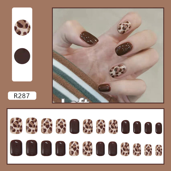 12 Sizes-24 Pcs Press On Nails R287