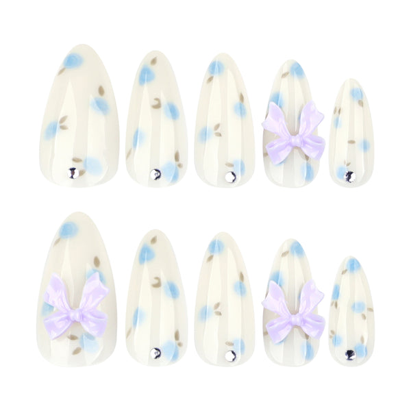 12 Sizes-24 Pcs Press On Nails JP4316