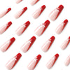 12 Sizes-24 Pcs Press On Nails JP1914