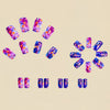 12 Sizes-24 Pcs Press On Nails Y401-1