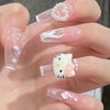12 Sizes-24 Pcs Press On Nails JP1366
