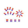 12 Sizes-24 Pcs Press On Nails Y412