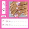 12 Sizes-24 Pcs Press On Nails F088