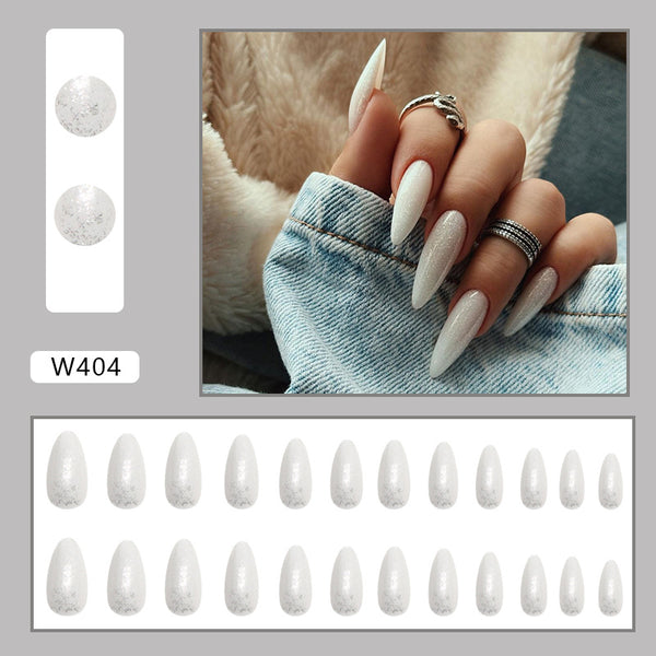 12 Sizes-24 Pcs Press On Nails W404