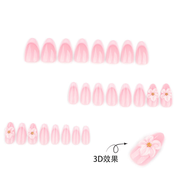 12 Sizes-24 Pcs Press On Nails JP4286